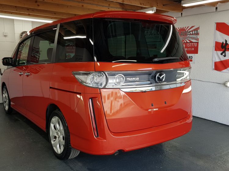 now sold thanks!!!!!!!118-Mazda Biante 2.3 petrol automatic 8 seater fresh japanese import in orange 2008 in stock- electric side door dvd screen- quote 118