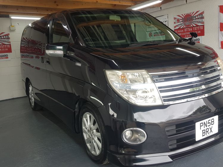 199 nissan elgrand e51 s3 in black 2.5 automatic 8 leather seater fresh japanese import only 56k miles warranted-2008-please quote 199