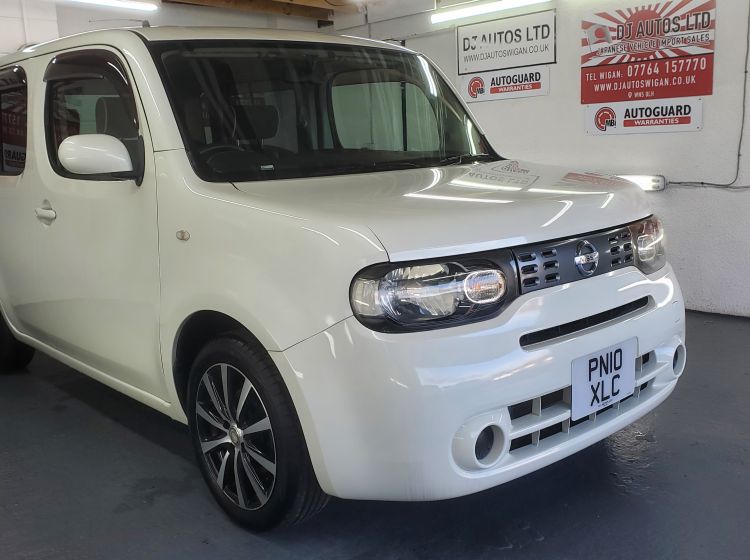283-Nissan cube 1.5 automatic petrol fresh japanese import in white only 44k 2010  excellent condition px and finance poss-6 months warranty -please quote 283 to reserve me