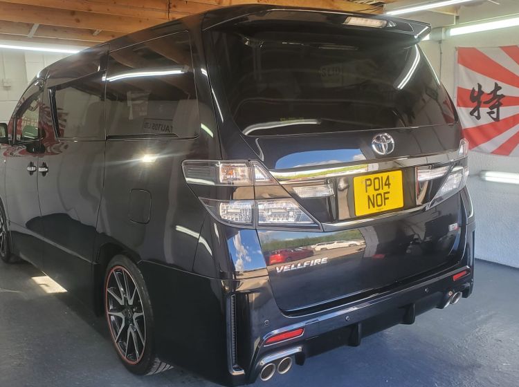 sold thanks payed!!!!!!!!383-Toyota vellfire golden eyes 2 in black-2.4 auto 7 seats fresh japanese import 49k mile 2014 6 months nationwide warranty- -please quote 383