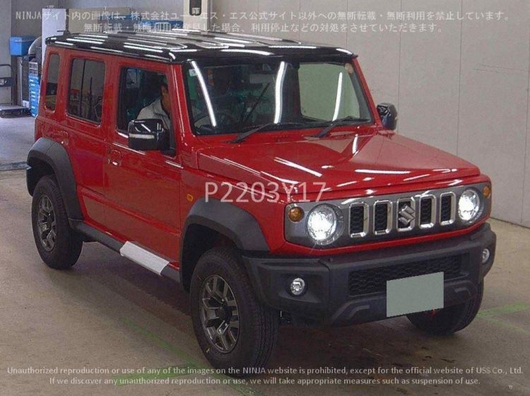 416-Suzuki jimny nomade 1.5 auto red 4wd new delivery miles japanese import 2025 -due january px and finance- to reserve please quote 416