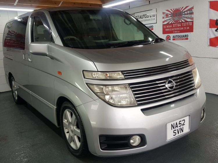 now sold thanks!!!!Nissan Elgrand 3.5 automatic 8 seater silver mpv corrosion free jap import 2003	in stock 61k miles grade 4 quote 75