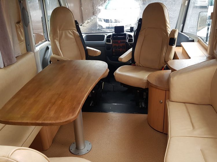 now sold thanks!!!!!!!burstner-Elegance-821 motorhome 6 berth 4 seatbelts tag axle large garage with extras 05 solar panel -towbar-reverse camera