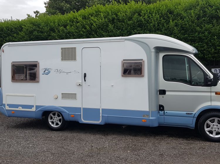 now sold thanks!!!!!Burstner delfin 680 motorhome lowline 4 berth 4 seatbelts french bed 55 reg excellent condition px and finance 6 months warranty