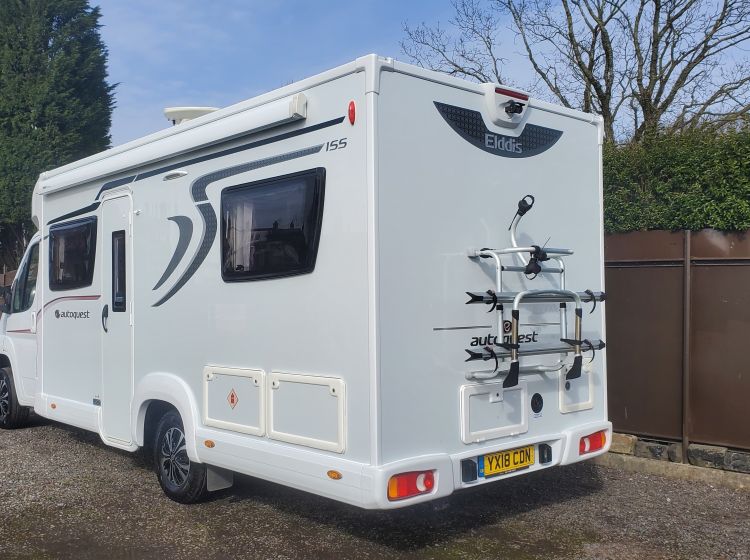NOW SOLD THANKS!!!!!!!!!Elddis autoquest 155 motorhome french bed 4 berth 4 belts solar panel 2018 px and finance possible- 12 months warranty