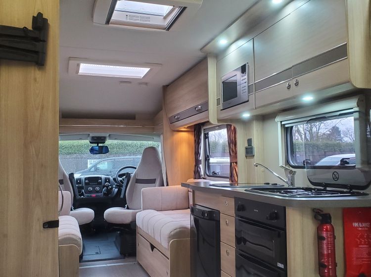 NOW SOLD THANKS!!!!!!!!!Elddis autoquest 155 motorhome french bed 4 berth 4 belts solar panel 2018 px and finance possible- 12 months warranty