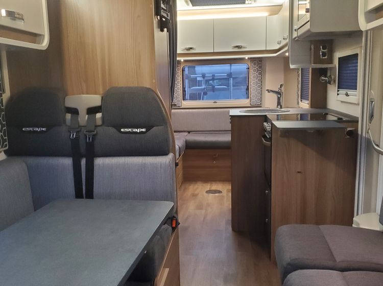 now sold thanks!!!!!!!SWIFT ESCAPE 685 motorhome 6 berth 5 belts u shape lounge drop down bed 69 reg excellent condition px and finance 12 months warranty