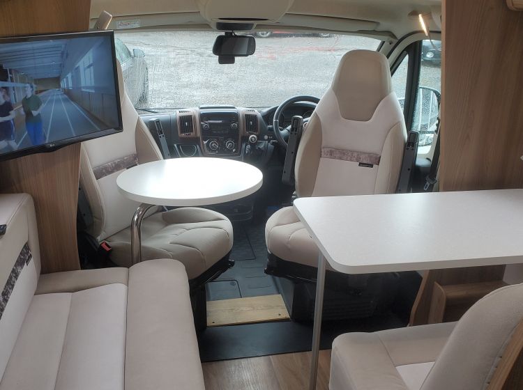 sold deposit recieved thanks!!!!!!!SWIFT KON-TIKI 625  BLACK EDITION MOTORHOME 4 berth 4 seatbelts island bed extras 15k mile 2017	px and finance possible- 12 months warranty