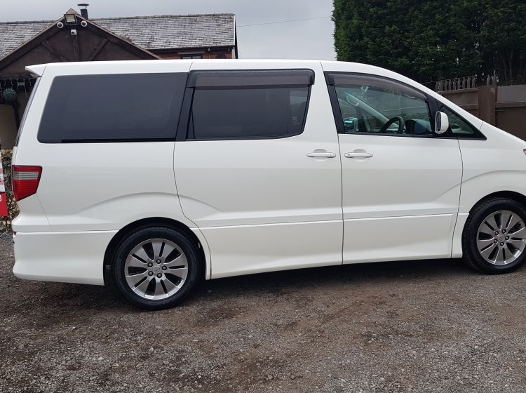 now sold thanks!!!!!!Toyota alphard pearl white 2.4 petrol mpv auto 8 seater day van 2005 	sold by ourselfs in 2018 grab a bargain ready to go